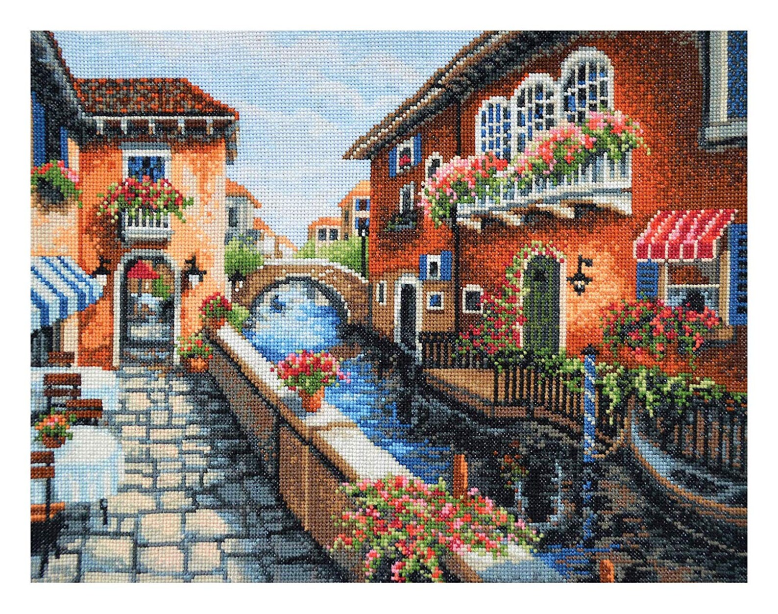 Modern Counted Cross Stitch Kit Venice Italian City Landscape Etsy