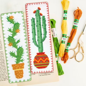 Cactus Cross Stitch Pattern Bookmark Embroidery Design, Download in PDF image 9