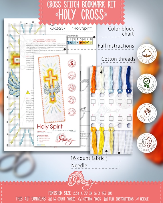 FREEBLOSS Kit De Point De Croix Pour Débutants - Vase Vintage