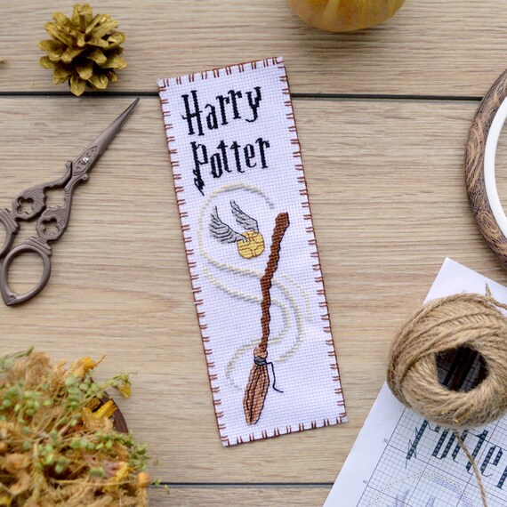 Harry Potter Cross stitch bookmark pattern | Etsy