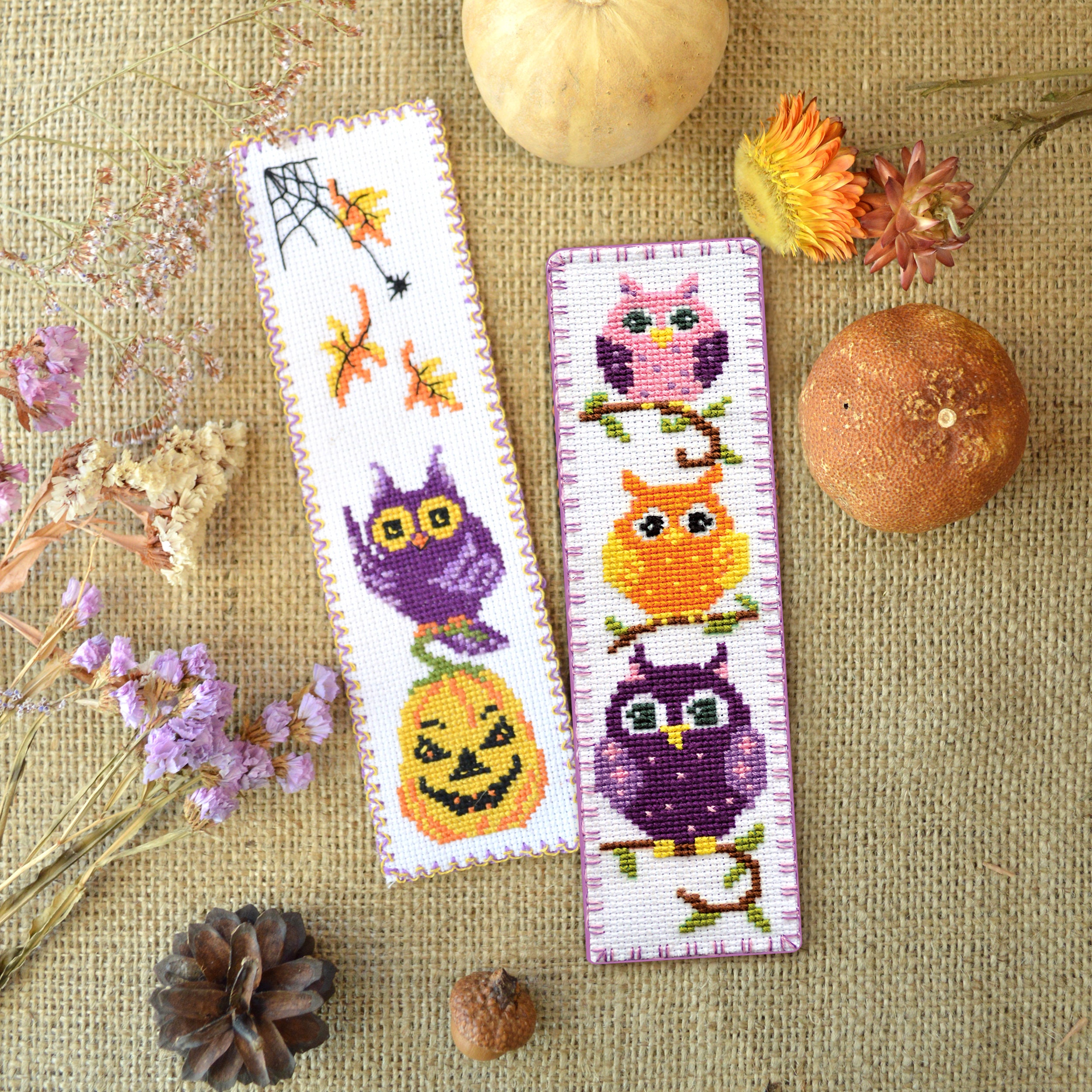 Check and Plaid Bookmarks - Free Cross Stitch Patterns - Crafting Cheerfully