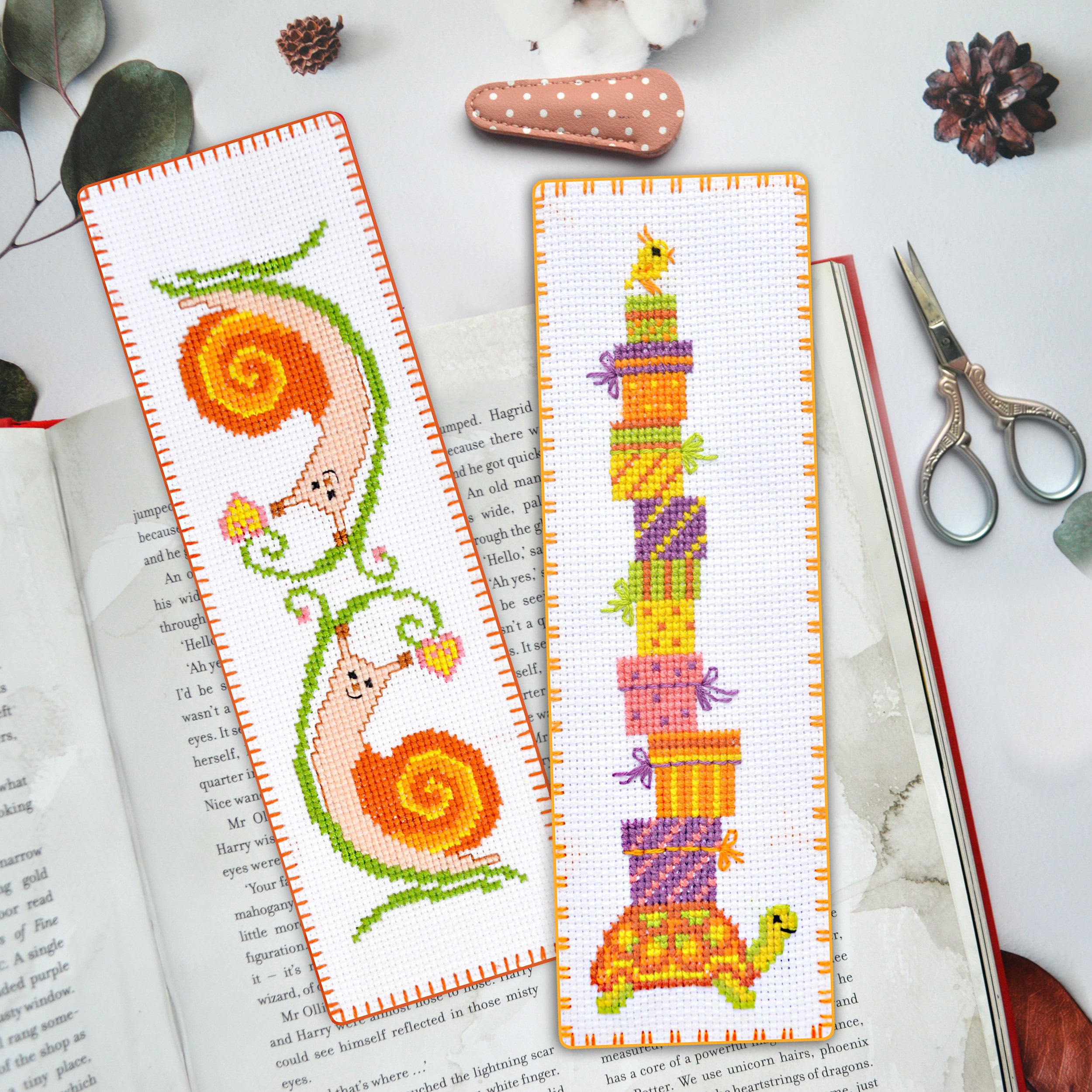 Cross stitch bookmark kit Every day is magic!