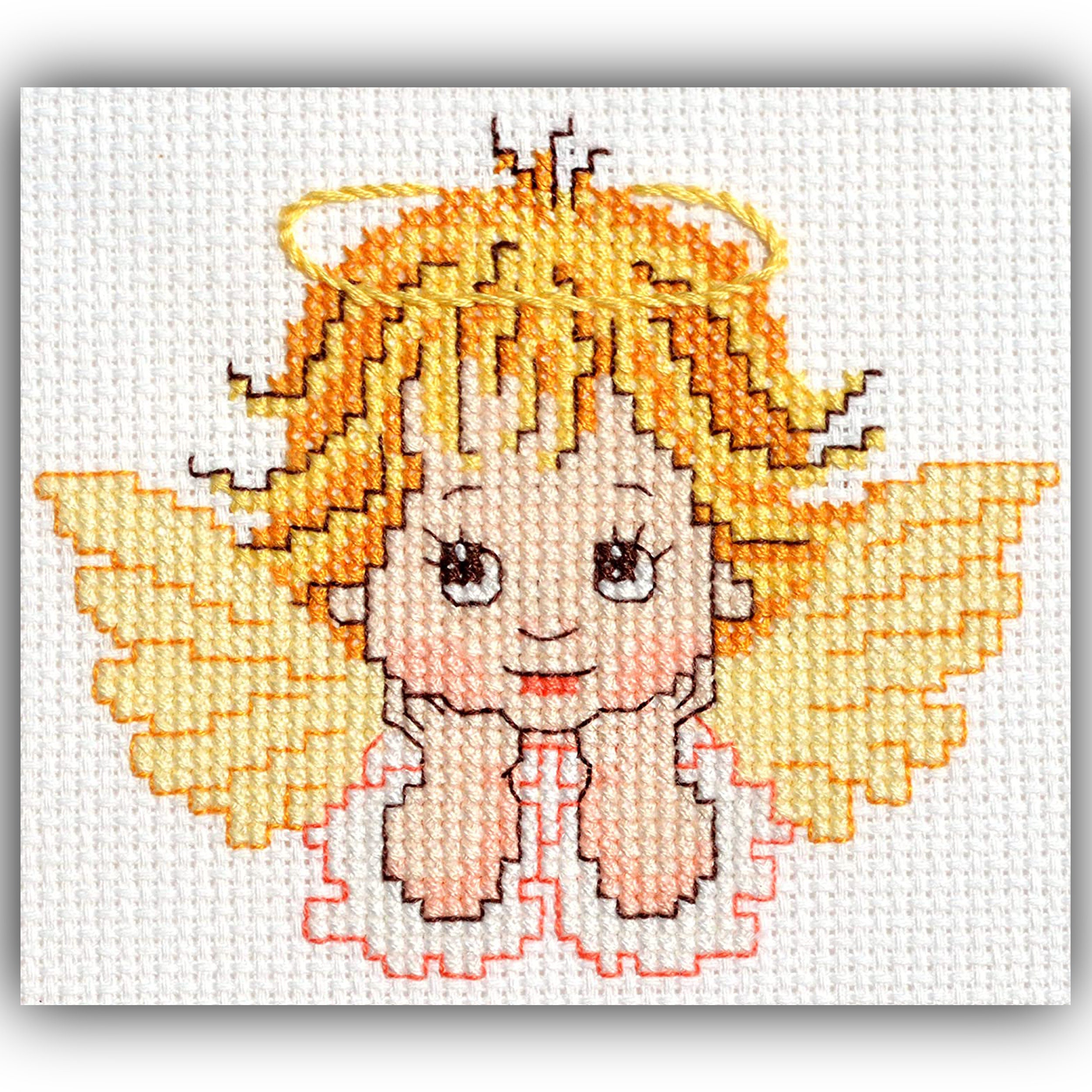 16ct 14CT Canvas Angels and Girls Cute Children Kids Cross Stitch