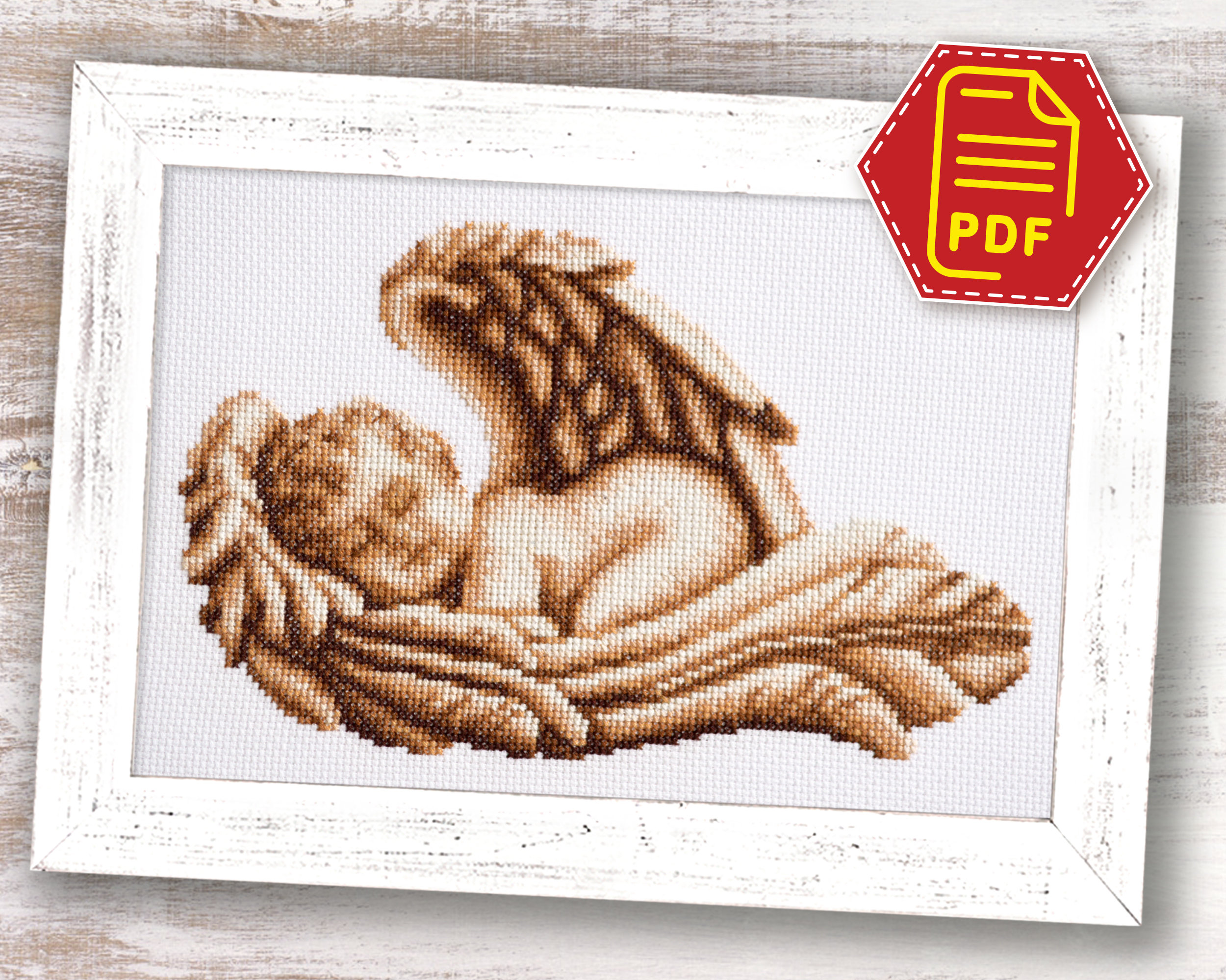 Cross stitch baby angel pattern Download in PDF Etsy