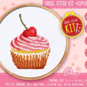 Kit punto croce per principianti Polline Fiori - Kit da ricamo