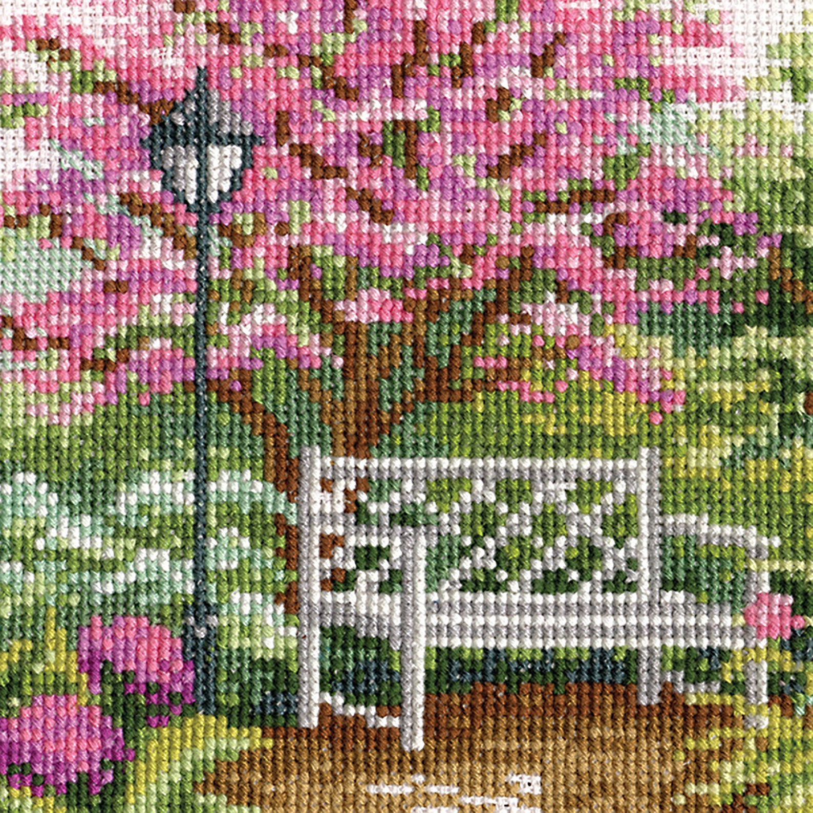 Cherry Tree Blossom Cross Stitch Counted Pattern, Spring Garden ...