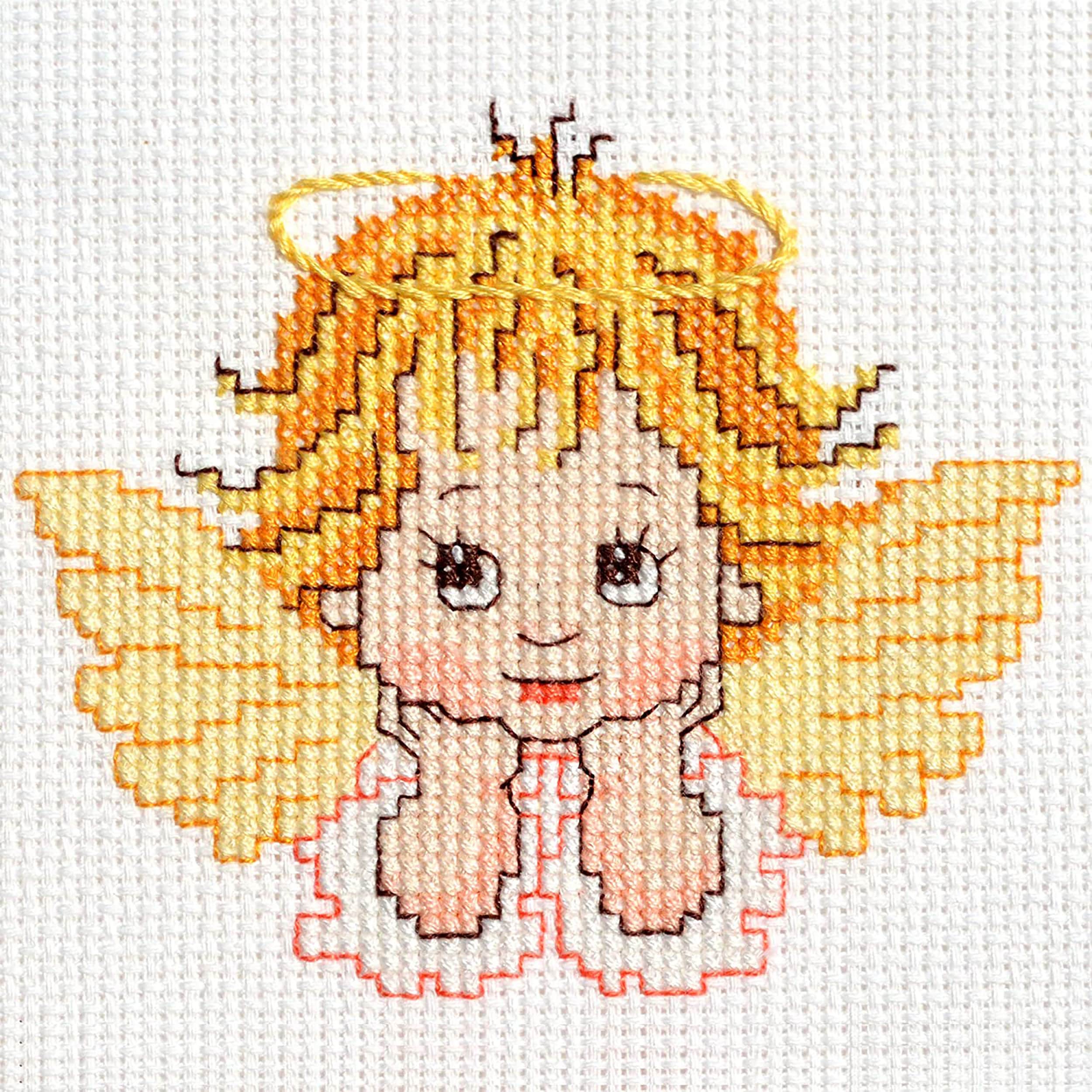 Ангелочки схема. Вышивка крестом ангел. Схемы для вышивки.