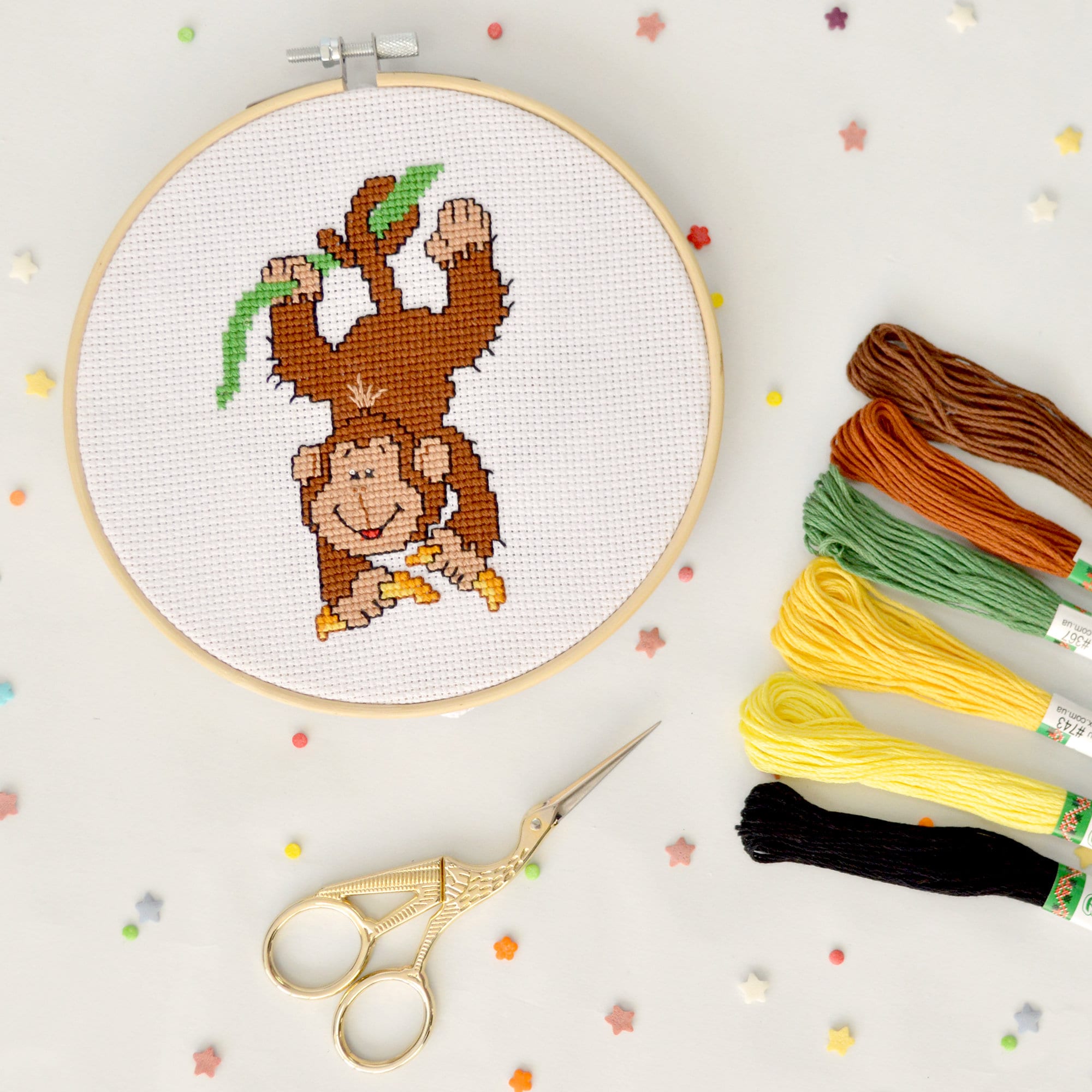 Kreuzstich-Set „Jeden Tag Zählen“ – DIY-Lesezeichen Mit Aida-Stoff 16 Zählungen