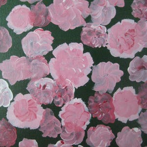 Acrylic Painting- Original- 10&quot; x 8&quot; - Tea Roses