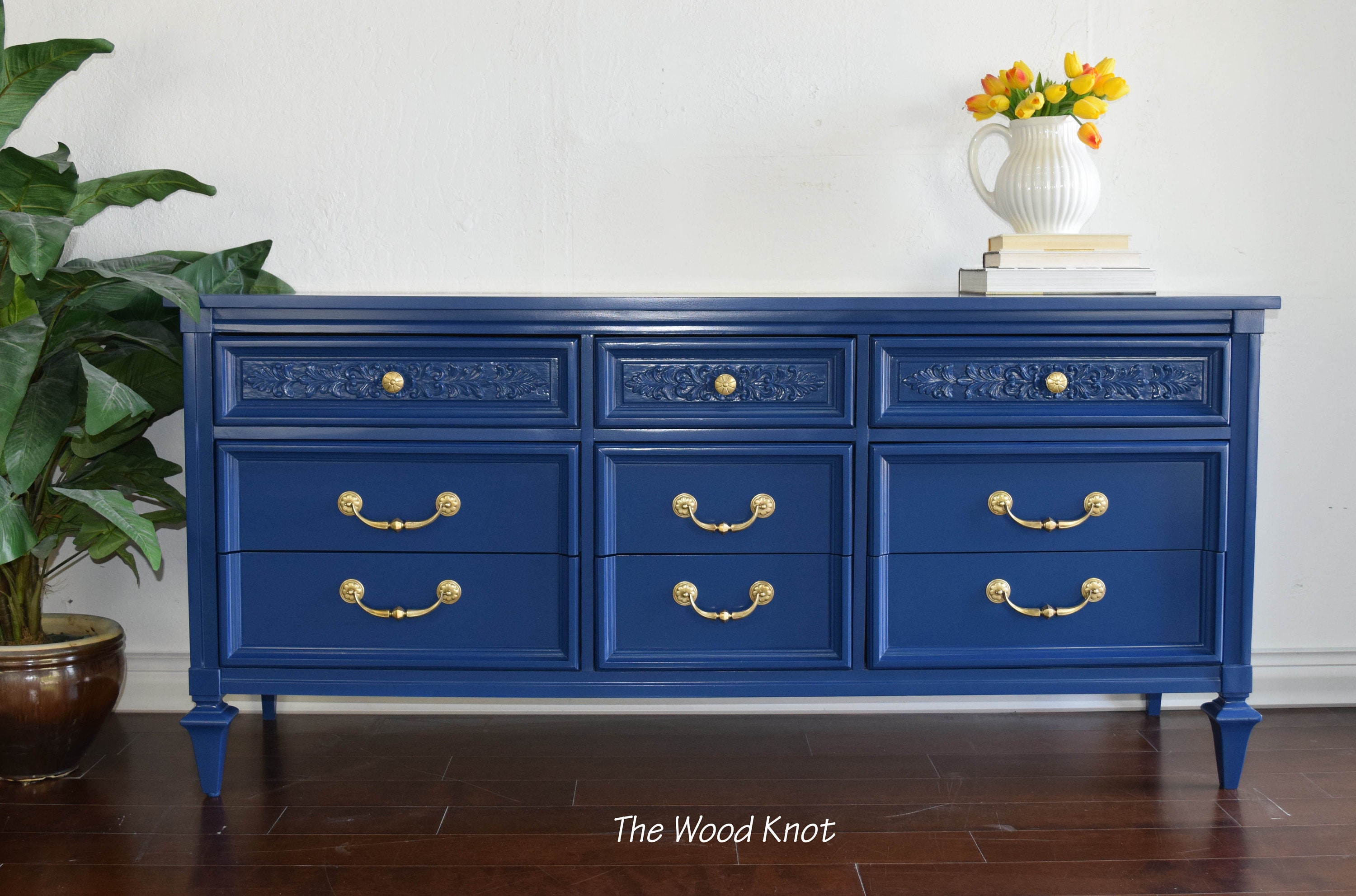 navy blue changing table