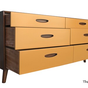 Henredon Circa' 60 Mid Century Modern Dresser in Dark | Etsy