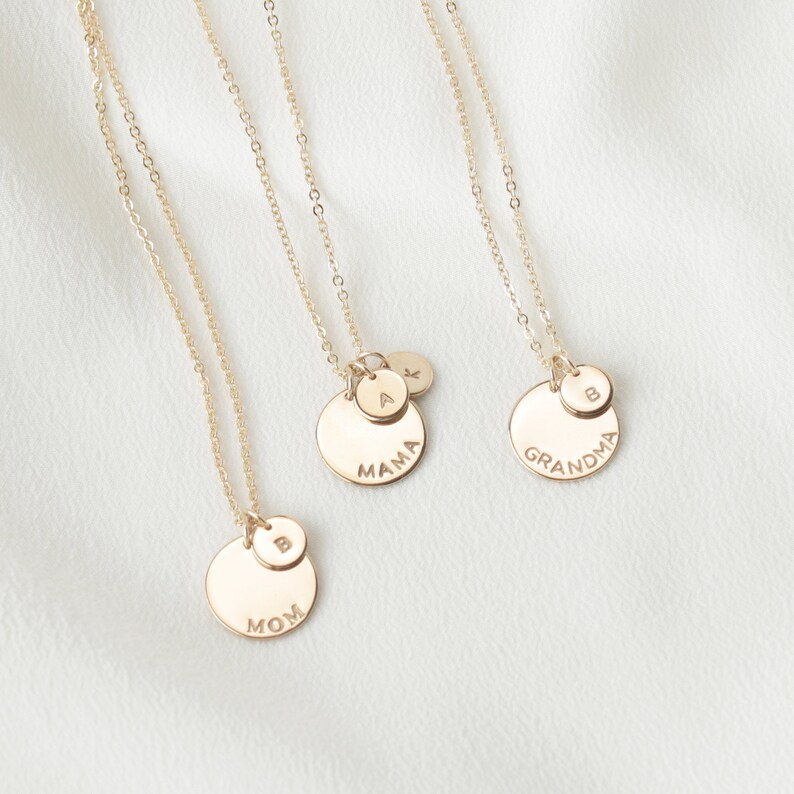 mothers day initial necklace