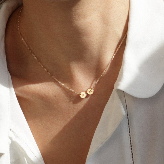 Kids monogram hotsell necklace