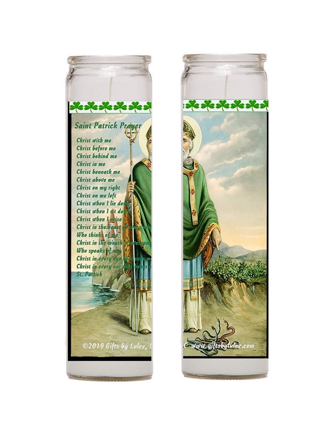 St Patrick Prayer Cards Breastplate or Set of 2 or 4 Candles Primary ...