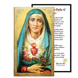 Seven Sorrows of the Blessed Virgin Mary Our Lady of Dolours Lady of ...