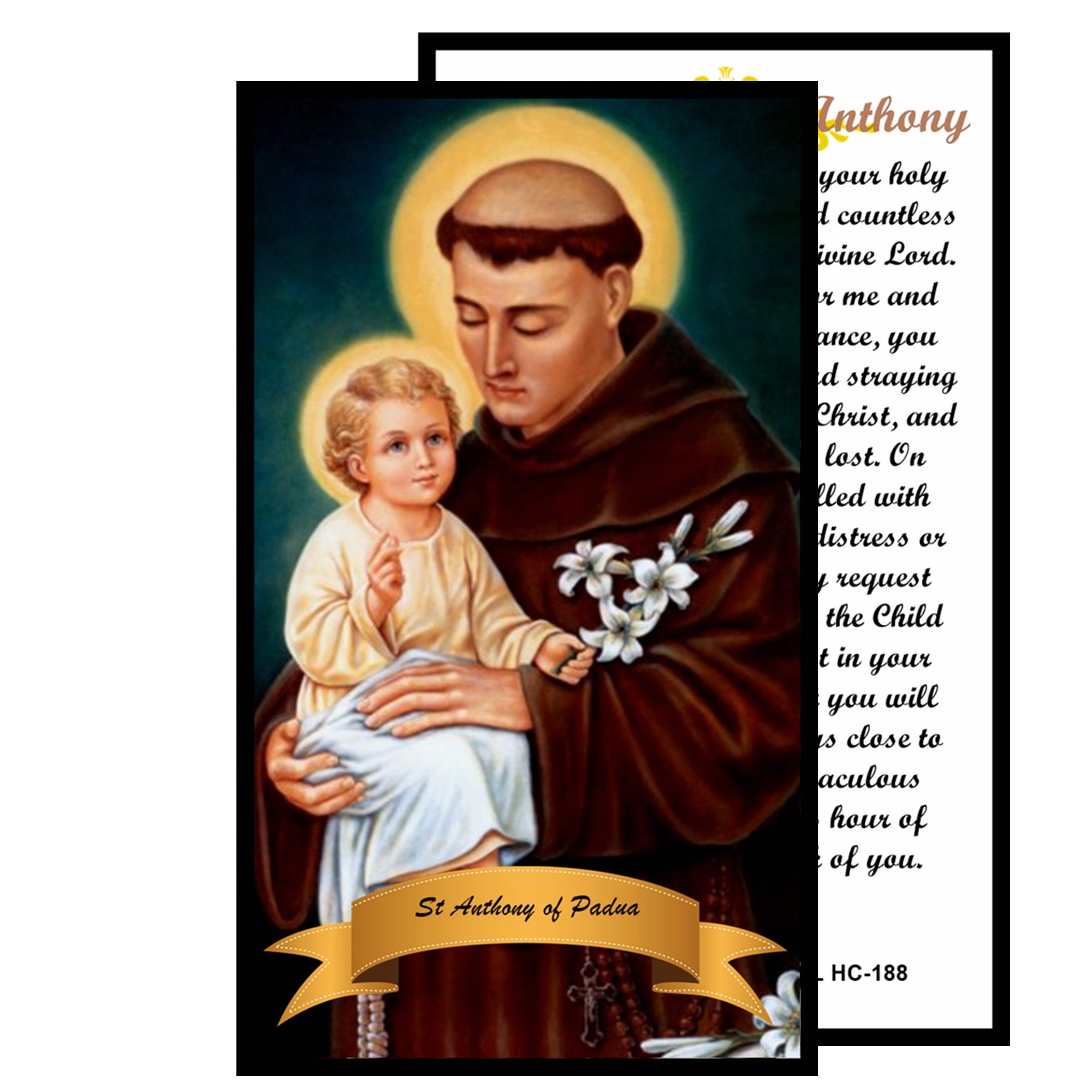 Saint Anthony of Padua patron saint of lost and stolen articles and