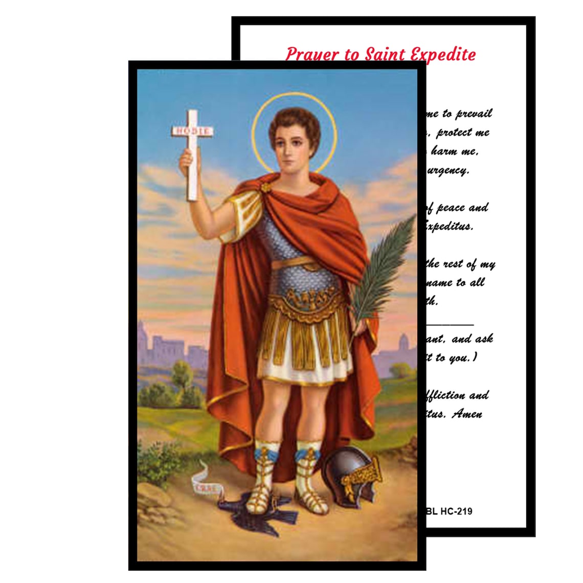 Saint Expedite Patron Saint of Emergencies Solutions Against Etsy