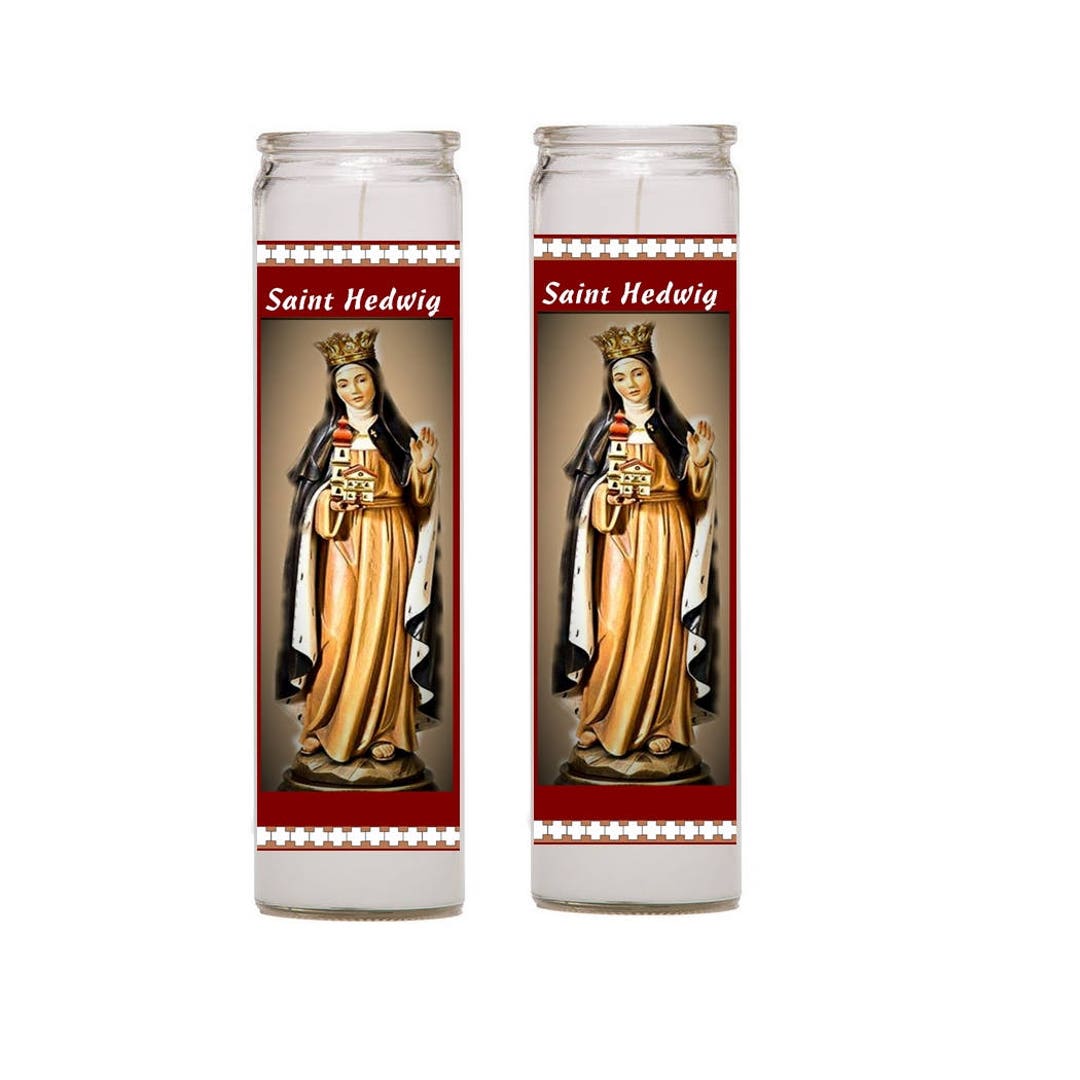 Saint Hedwig Saint Hedwig of Andechs Patron of Berlin 2 O 4 Candle Set
