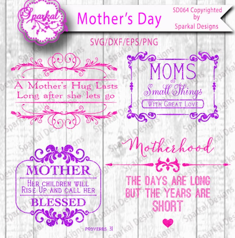 Download Mother's Day Quote Cutting files Quotes in SVG-DXF-EPS-Png ...