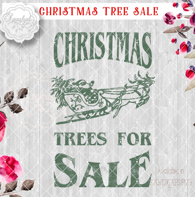 Download Vintage Santa Sleigh Christmas SVG File Cut Files Christmas | Etsy