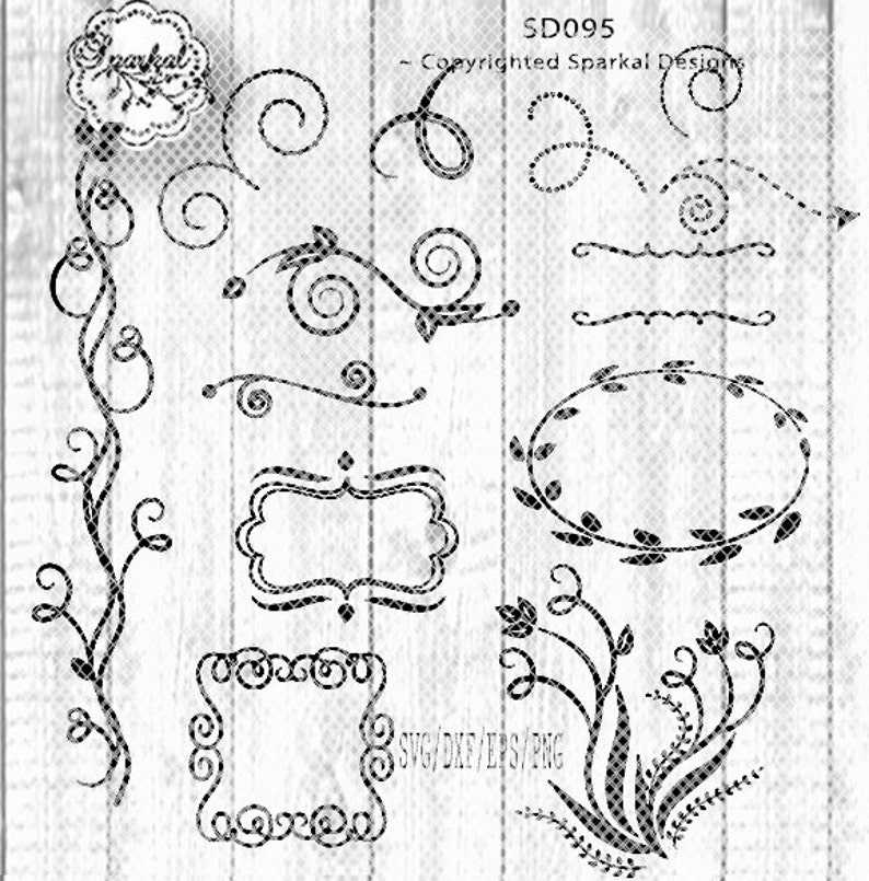 Floral Silhouette Studio Easy Weed Cricut Design Space Banner And Flourish Cutting Designs Svg Cut File Banner Wreath Home Living Wall Decor Vadel Com