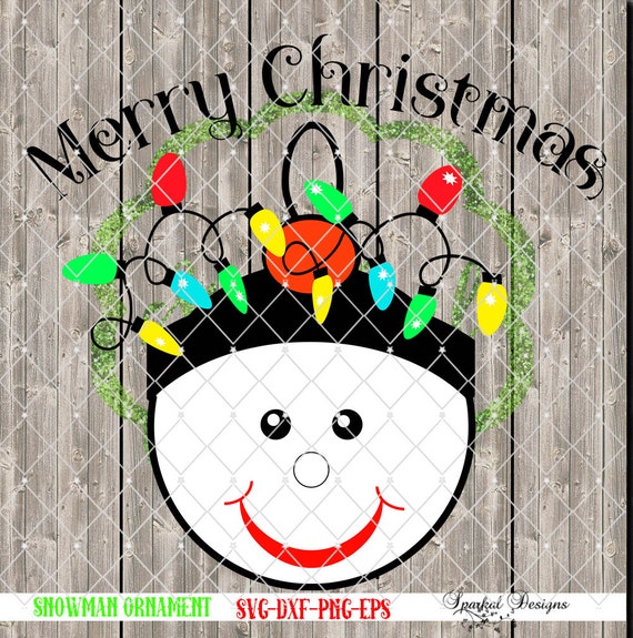 Download Christmas Lights SVG Cutting File Merry Christmas Ornament ...
