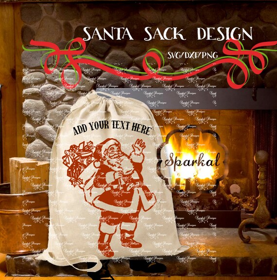 Download SANTA SACK SVG Cutting File Santa Bag Svg File St. Nick ...