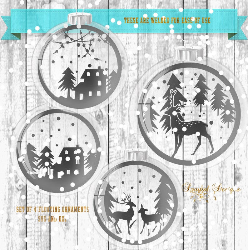 Download Christmas Floating Ornament SVG Winter Scenes for inside ...