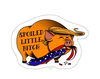 Anti-Trump Pig Sticker