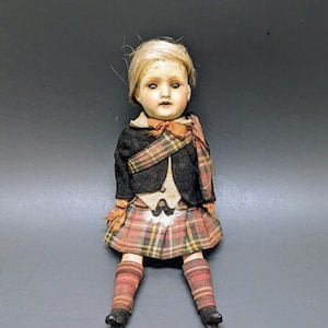 Vintage Antique Armand Marseille Bisque Doll Germany 390 A12/OX M School Creepy Scary Sleepy Eyes Open Close