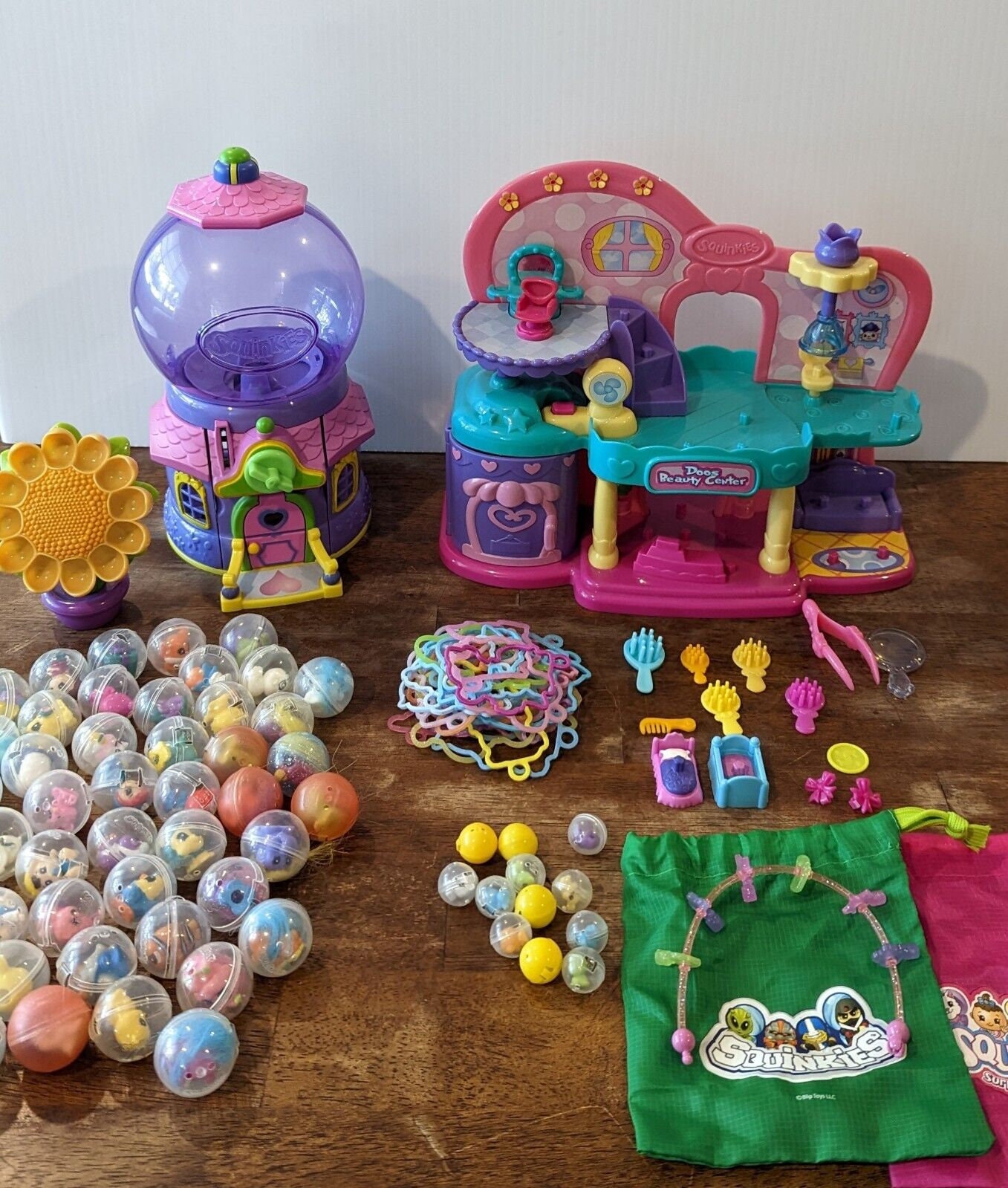 Large Lot SQUINKIES Figures Accessories Silly Bands House