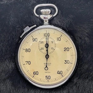 Vintage Swiss Stopwatch - Etsy