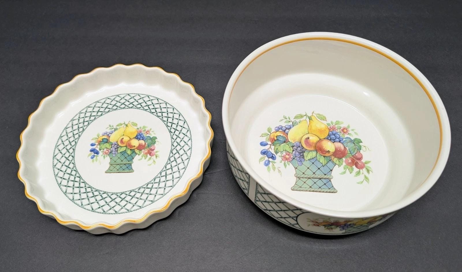 Villeroy and Boch Basket Plates - Etsy