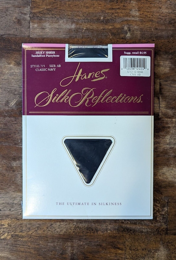 Vintage Hanes SILK REFLECTIONS Silky Sheer Pantyh… - image 1