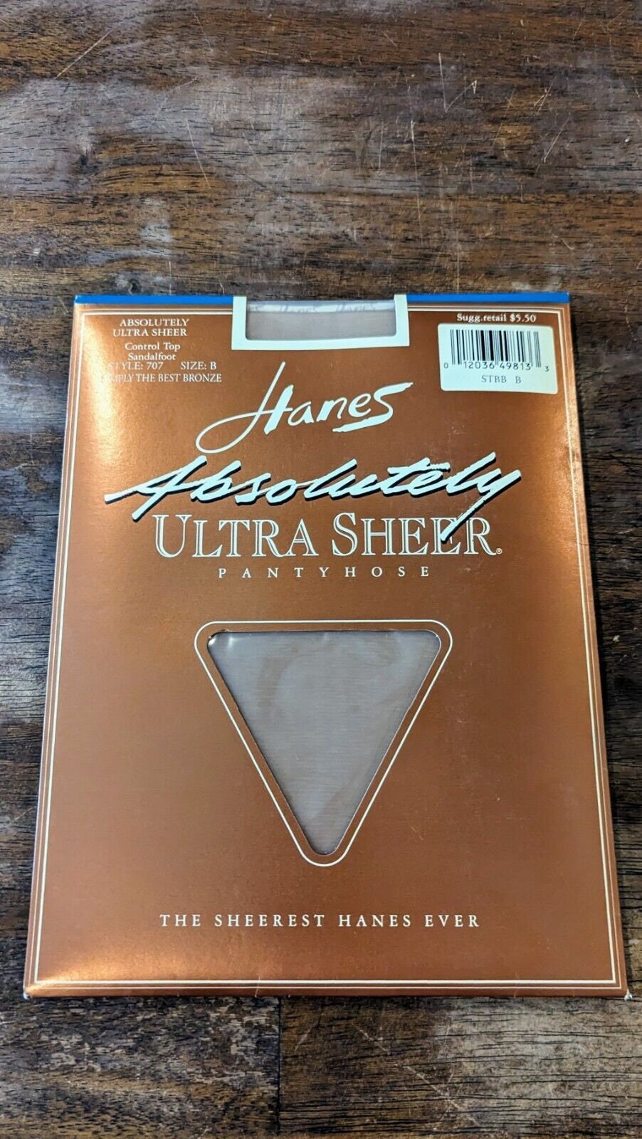 HANES Absolutely Ultra Sheer B Simply the Best Bronze Pantyhose