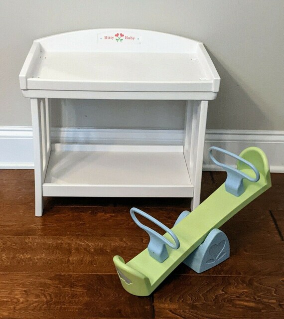 bitty baby changing table retired