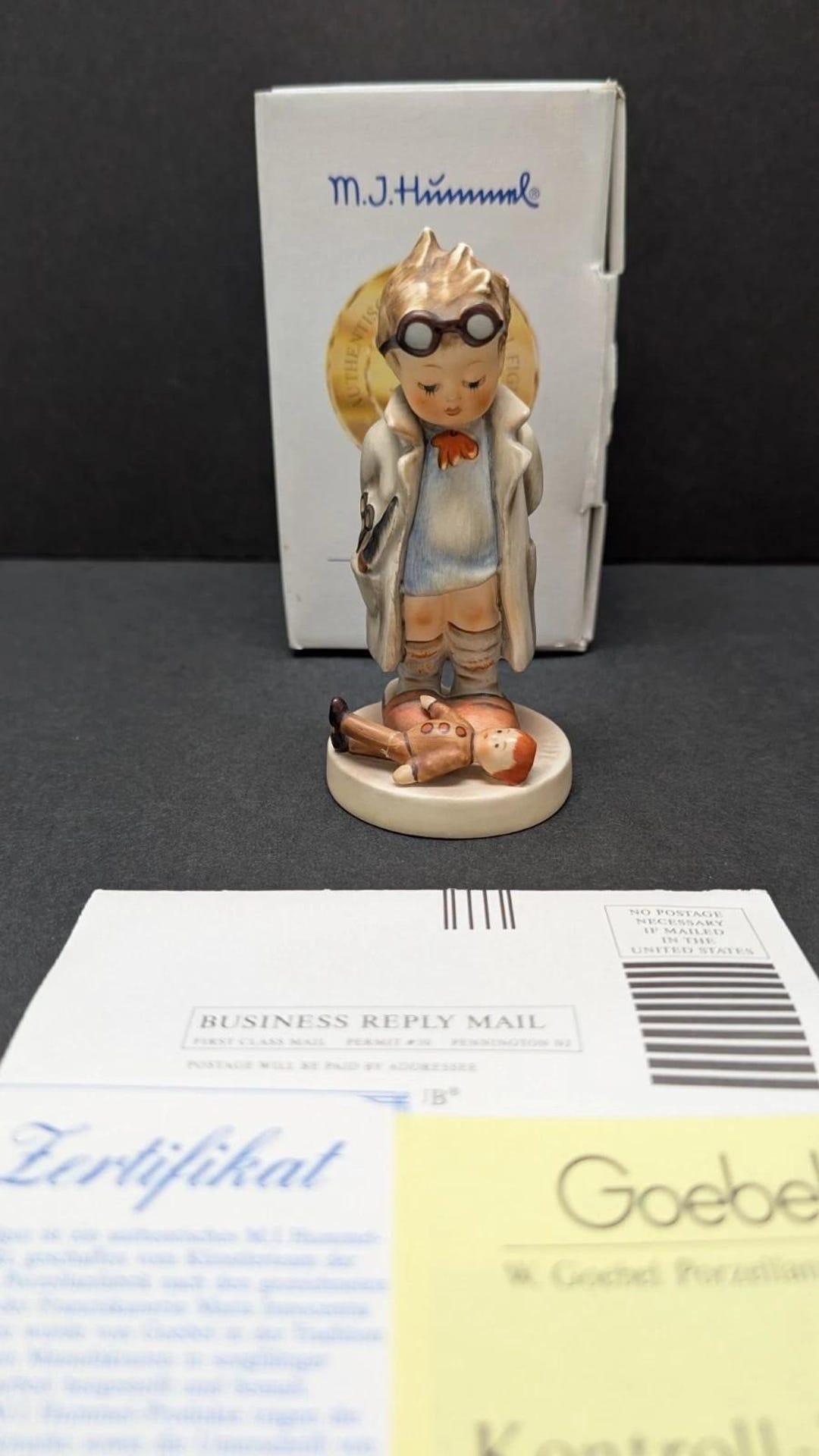 Goebel Hummel #127 DOCTOR TMK-7 Vintage Figurine 1990s Porcelain & Box ...