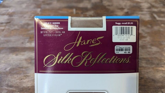 Hanes Silk Reflections Control Top AB Little Colo… - image 2
