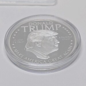 Speeches of DONALD TRUMP Commemorative Silver Coin Collection American Mint COA immagine 6
