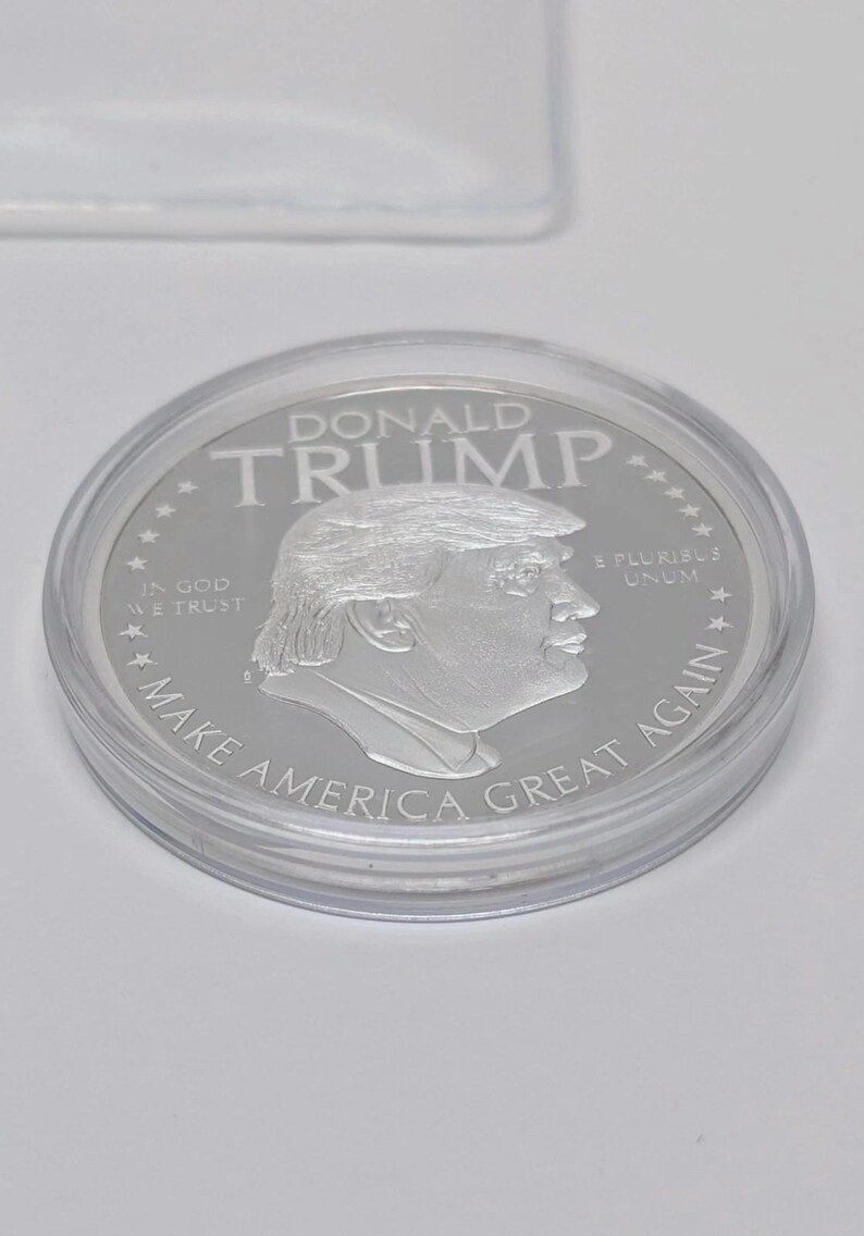 Speeches of DONALD TRUMP Commemorative Silver Coin Collection American Mint COA immagine 6