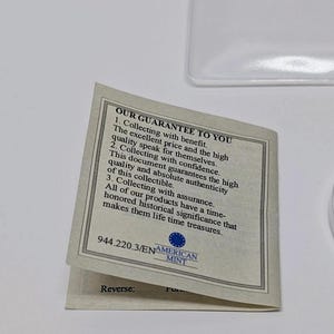 Speeches of DONALD TRUMP Commemorative Silver Coin Collection American Mint COA immagine 7