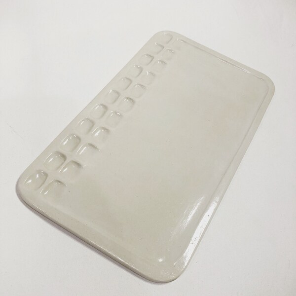 Paleta de acuarela cerámica hecha a mano