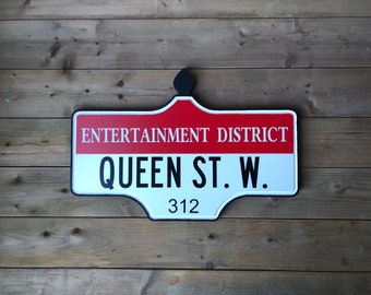 Toronto Street Sign - Entertainment District