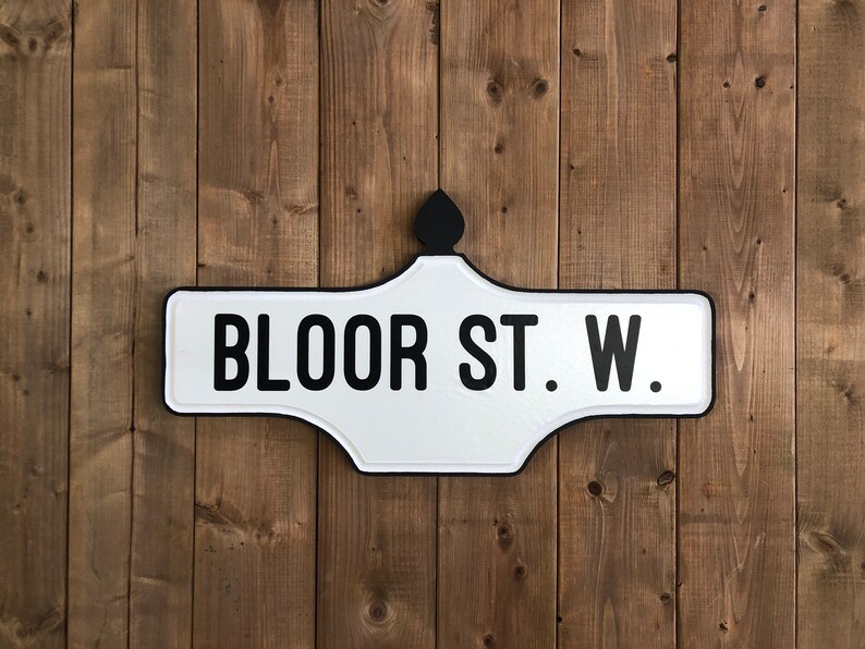 Toronto Street Sign life size 23.5 x 12.25 inches Custom Order image 2