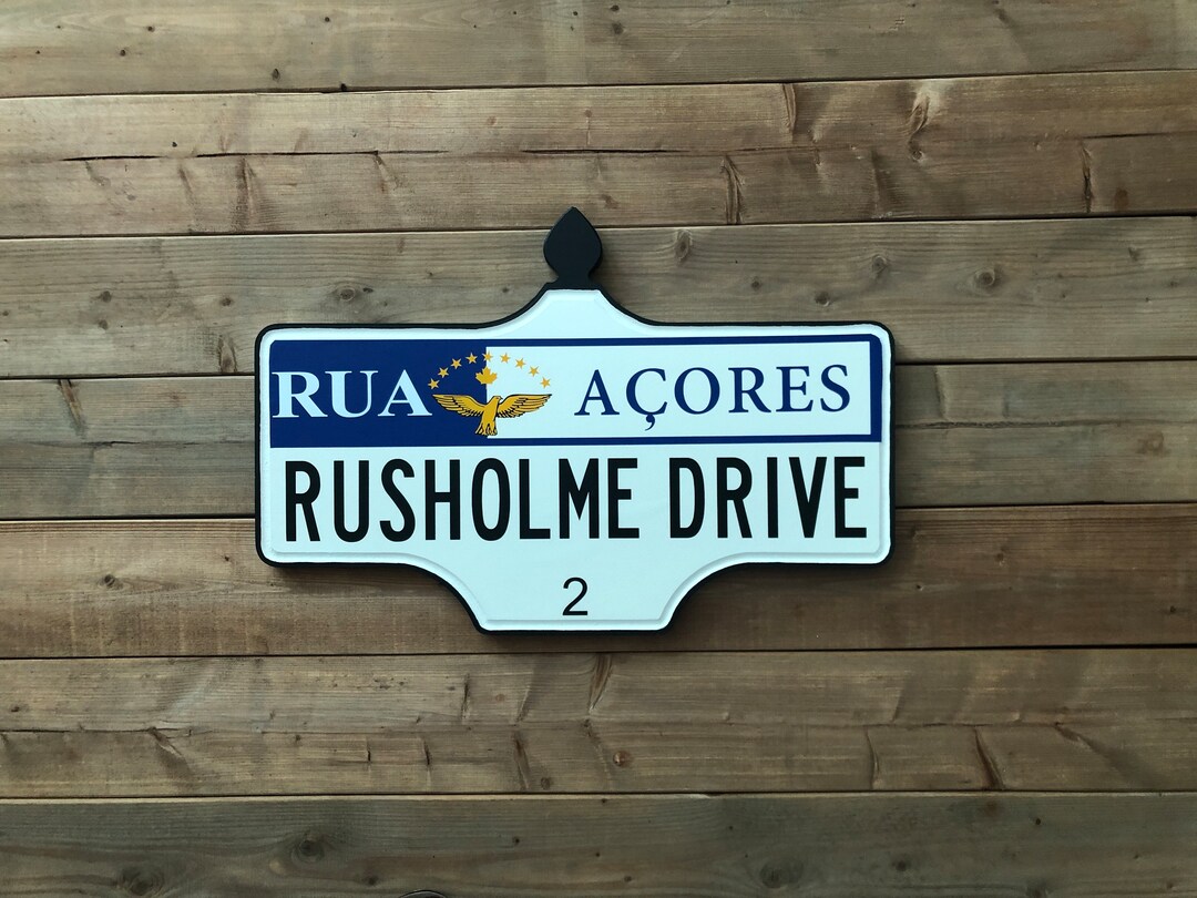 RUA AÇORES - Toronto Street Sign - Etsy Canada
