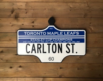 Plaque de rue des Maple Leafs de Toronto