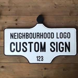 Toronto Street Sign (life size 23.5 x 15.75 inches)- Custom Order