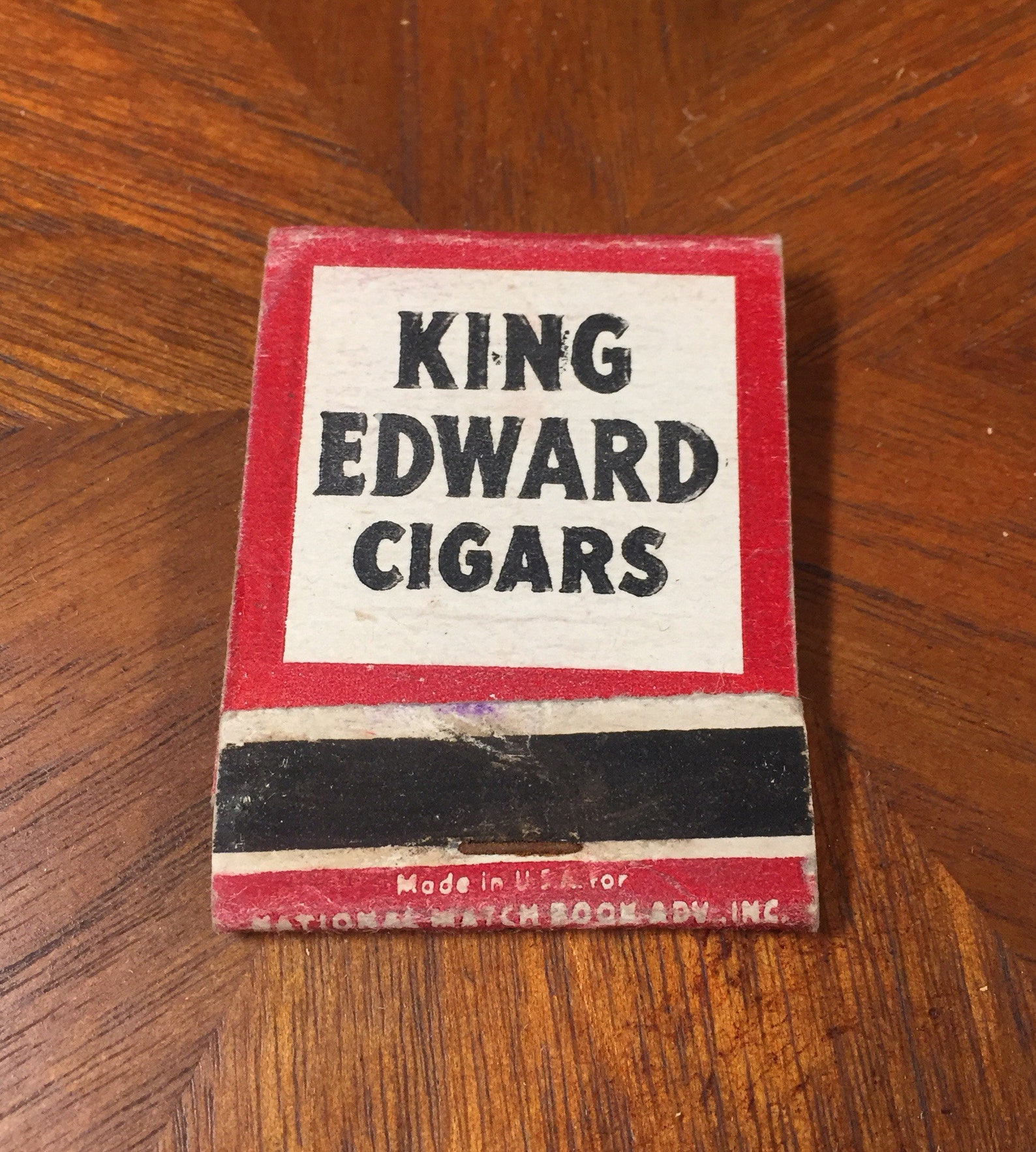 Vintage matchbook King Edward cigars Etsy