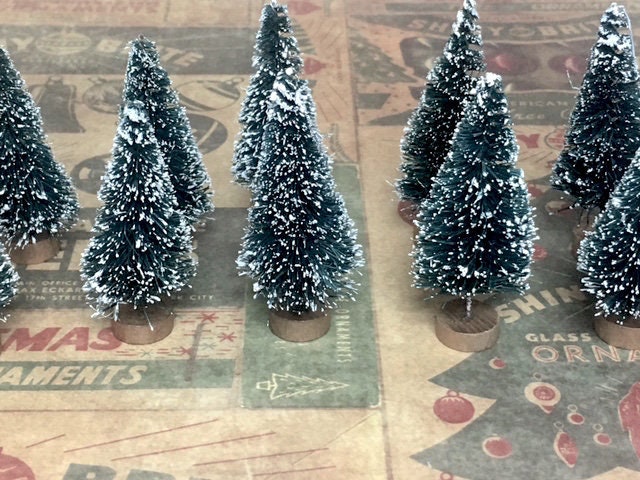 Ten 10 Vintage Style Sisal Christmas Trees Ten 10 Etsy