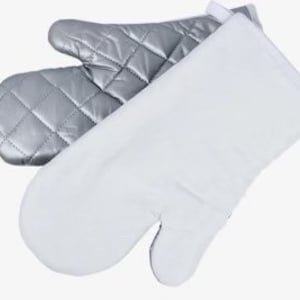 4 Pcs Blank Sublimation Oven Mitts Heat Resistant Kitchen Gloves Cotton for  DIY Kitchen Dining Room Accessories